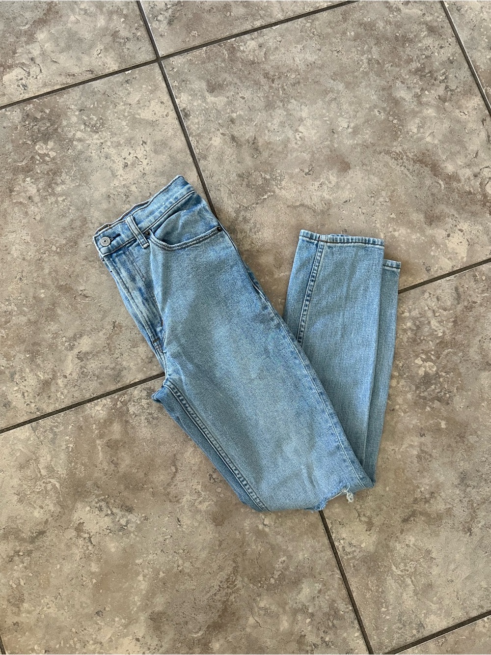 Abercrombie & Fitch Light Blue Skinny Jeans